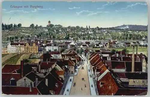 Erlangen Burgberg Feldpost x 1915