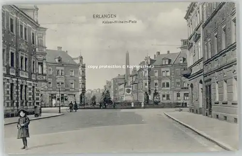 Erlangen Kaiser Wilhelm Platz x 1910