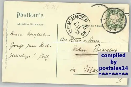 Erlangen Burgberg x 1906