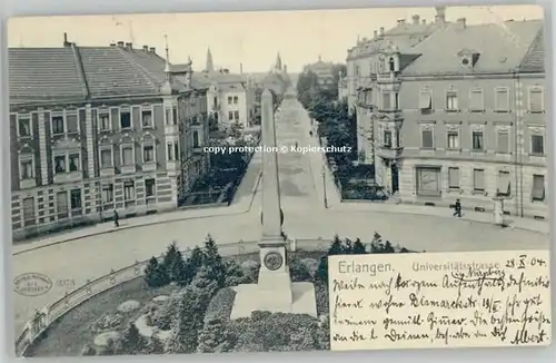 Erlangen Universitaetsstrasse x 1904