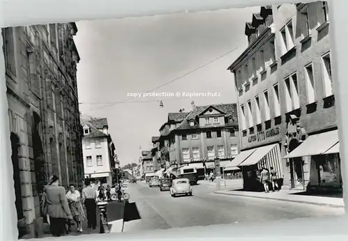 Erlangen Erlangen Hauptstrasse ungelaufen ca. 1955 / Erlangen /Erlangen Stadtkreis