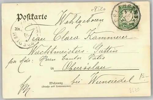 Erlangen Burgberg x 1907