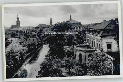 Erlangen Erlangen  ungelaufen ca. 1955 / Erlangen /Erlangen Stadtkreis