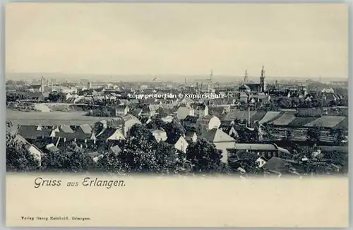 Erlangen Erlangen  ungelaufen ca. 1900 / Erlangen /Erlangen Stadtkreis