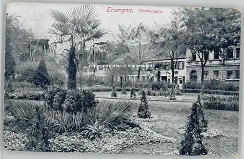 Erlangen Theaterplatz x 1915