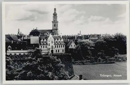 Erlangen Erlangen  ungelaufen ca. 1955 / Erlangen /Erlangen Stadtkreis