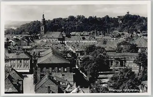 Erlangen Erlangen Burgberg ungelaufen ca. 1955 / Erlangen /Erlangen Stadtkreis