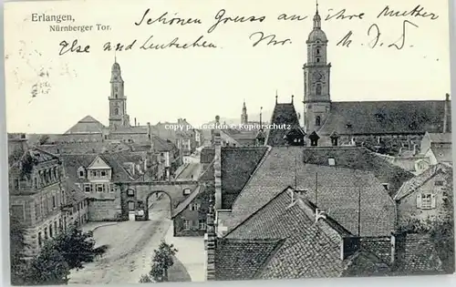 Erlangen Nuernberger Tor x 1908