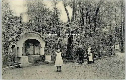 Erlangen Erlangen Rueckert Brunnen ungelaufen ca. 1910 / Erlangen /Erlangen Stadtkreis