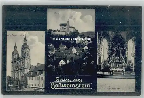 Goessweinstein Gnadenaltar x 1911