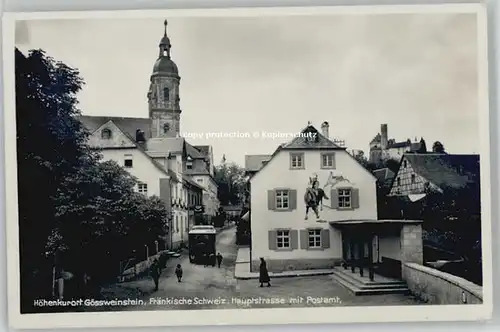 Goessweinstein Hauptstrasse Postamt x 1937