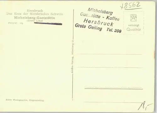 Hersbruck Michelsberg Gaststaette * 1940