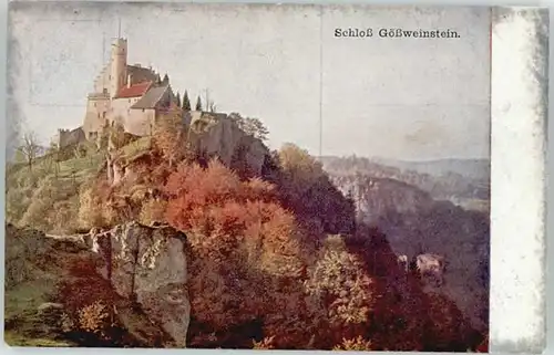 Goessweinstein Schloss Kuenstlerkarte *
