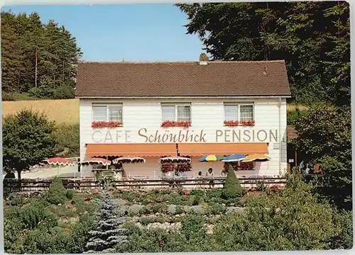 Goessweinstein Cafe Pension Schoenblick *