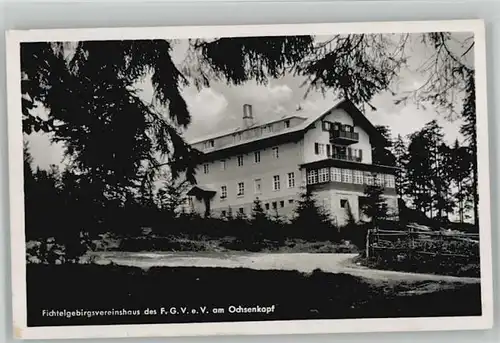 Warmensteinach [Stempelabschlag] Vereinshaus Ochsenkopf x