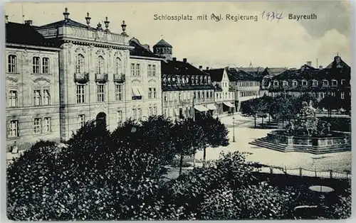 Bayreuth Schlossplatz Regierung x