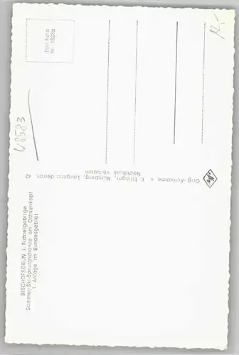 we06912 Bischofsgruen Bischofsgruen Sprungschanze * 1960 Kategorie. Bischofsgruen Alte Ansichtskarten