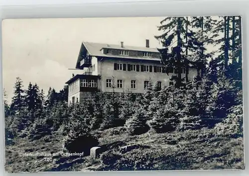 Warmensteinach [Stempelabschlag] Unterkunftshaus Ochsenkopf x 1929