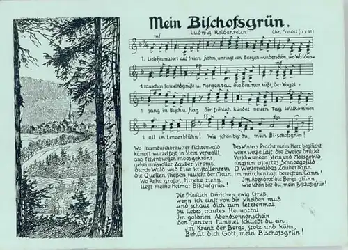 Bischofsgruen Lied Noten * 1940