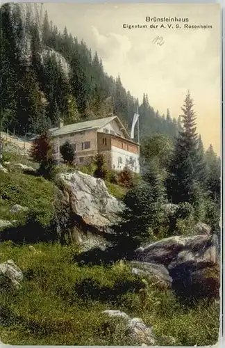 Oberaudorf Bruensteinhaus x 1912