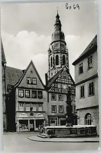 Coburg Rueckert Brunnen Moriz Kirche  * 1955