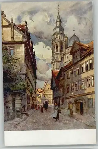Coburg Moritz Kirche Kuenstlerkarte * 1920