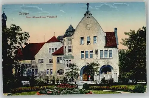 Coburg Ernst Alexandrinen Volksbad x 1932
