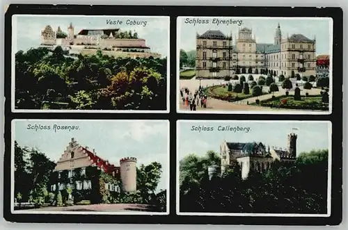 Coburg Schloss Ehrenberg Schloss Rosenau Schloss Callenberg * 1920