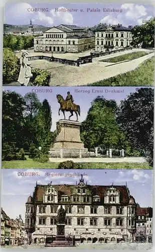 Coburg Herzog Ernst Denkmal  * 1920