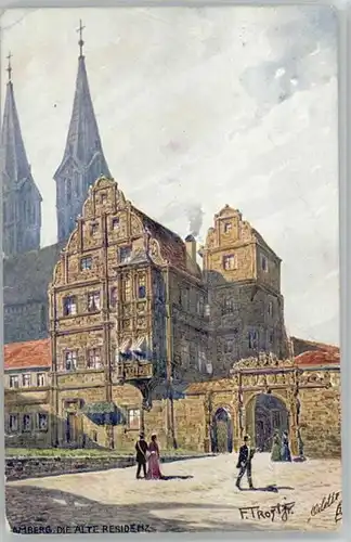 Bamberg Kuenstlerkarte x 1911