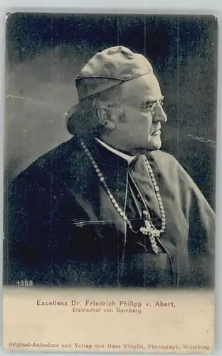Bamberg Excellenz Dr. Friedrich Philipp * 1910