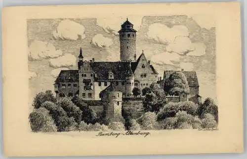 Bamberg Altenburg Kuenstlerkarte * 1920