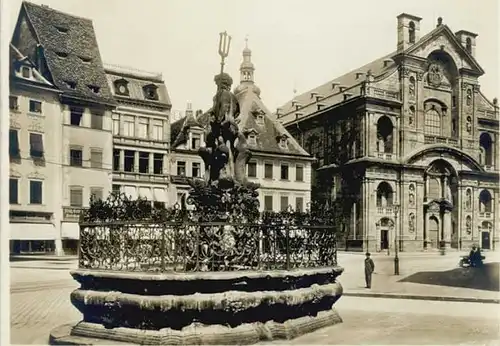 Bamberg Neptunsbrunnen * 1955