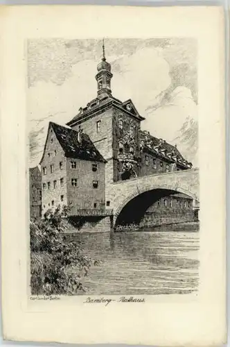 Bamberg Kuenstlerkarte * 1930