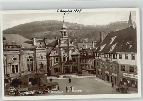 Kulmbach Marktplatz Rathaus *