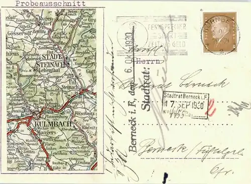 Kulmbach Landkartenversand x