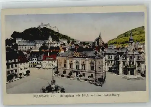 Kulmbach Marktplatz Plassenburg *