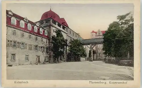 Kulmbach Plassenburg Kasernenhof *