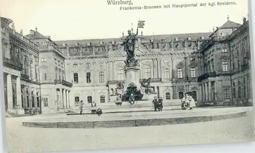 Wuerzburg Frankonia Brunnen Residenz *