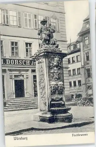 Wuerzburg Fischbrunnen *