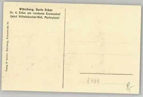 Wuerzburg Erker Kressenhof *