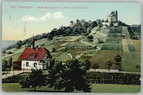 Bad Kissingen Cafe Ballinghain Ruine Bodenlaube x