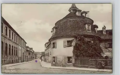 we14800 Ansbach Mittelfranken Ansbach Dicker Turm x Kategorie. Ansbach Alte Ansichtskarten