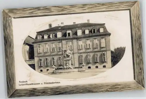 we14817 Ansbach Mittelfranken Ansbach Praesidentenhaus x Kategorie. Ansbach Alte Ansichtskarten