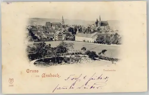 we14837 Ansbach Mittelfranken Ansbach  x Kategorie. Ansbach Alte Ansichtskarten