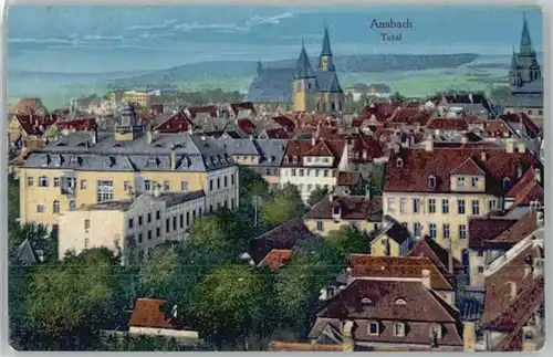 we14842 Ansbach Mittelfranken Ansbach  x Kategorie. Ansbach Alte Ansichtskarten