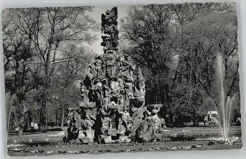 Erlangen Hugenottenbrunnen Schlossgarten x