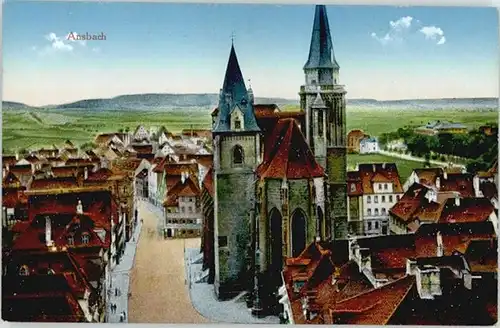 we15205 Ansbach Mittelfranken Ansbach  * Kategorie. Ansbach Alte Ansichtskarten