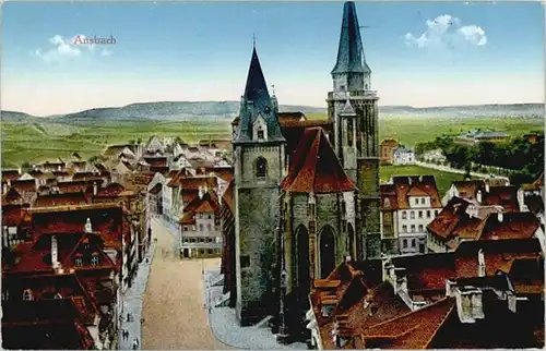 we15206 Ansbach Mittelfranken Ansbach  * Kategorie. Ansbach Alte Ansichtskarten
