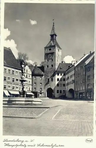 Landsberg Lech Hauptplatz Schmalzturm *